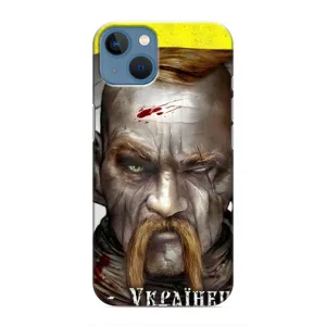 Чехол с картинкой (Патриотический КОЗАК) на iPhone 13 (Одноглазый Козак)
