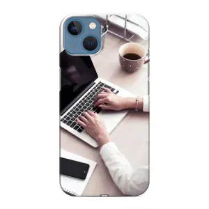 Силиконовый бампер (Работники) на iPhone 13 (Офисный работник)