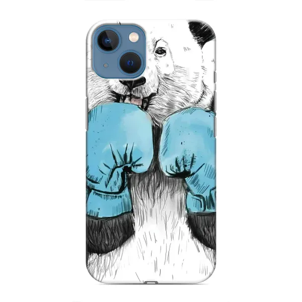 Чехол с рисунком «Панда боксер» для iPhone 13 Чехол с рисунком «Панда боксер» для iPhone 13