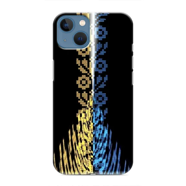 Чехол с рисунком «Патриотическая вышиванка» для iPhone 13 Чехол с рисунком «Патриотическая вышиванка» для iPhone 13