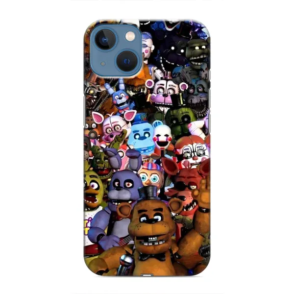 Чехол с рисунком «Персонажи Фредди» для iPhone 13
