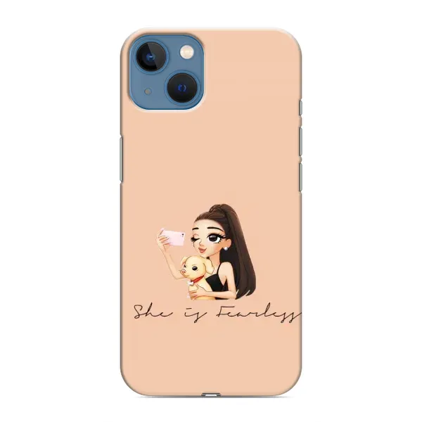Чехол с рисунком «С собакой» для iPhone 13