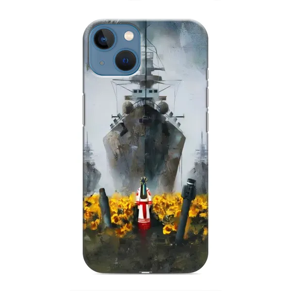 Чехол с рисунком «Смелость» для iPhone 13 Чехол с рисунком «Смелость» для iPhone 13