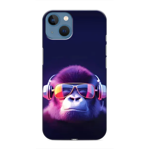 Чехол с рисунком «Стильная обезьяна» для iPhone 13