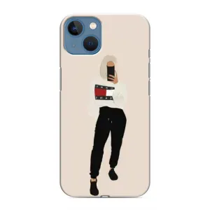 Силиконовый Чехол на iPhone 13 с картинкой Стильных Девушек (Стильная)