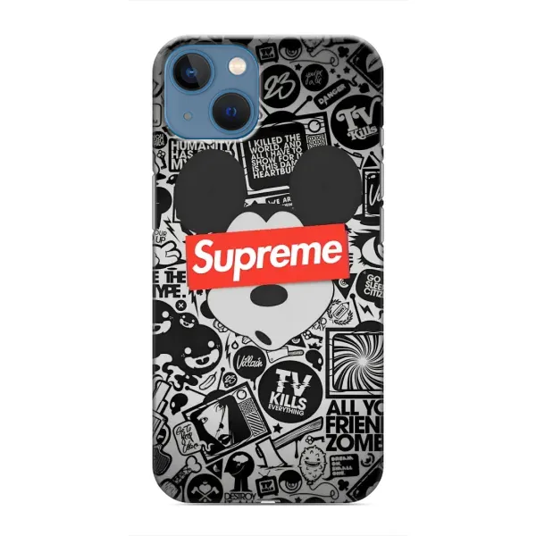 Чохол з малюнком «Supreme Маус» для iPhone 13 Чохол з малюнком «Supreme Маус» для iPhone 13