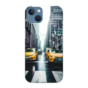 Силиконовый бампер (Работники) на iPhone 13 (Такси)