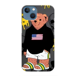 Чехлы Мишка Тедди для Айфон 13 (Teddy USA)
