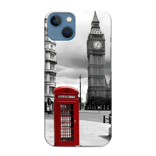 Чехол с рисунком «TELEPHONE» для iPhone 13