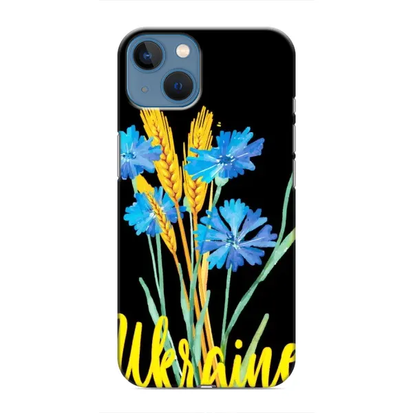Чехол с рисунком «Ukraine в цветочках» для iPhone 13 Чехол с рисунком «Ukraine в цветочках» для iPhone 13
