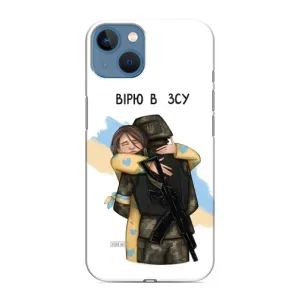 Патриотический Чехол для iPhone 13 (Верим в ЗСУ)