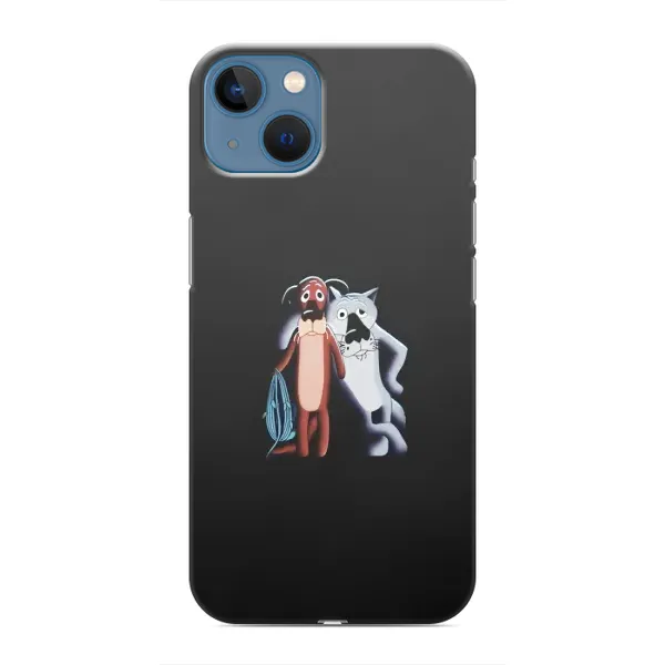 Чехол с рисунком «Шо, опять» для iPhone 13