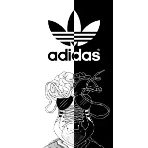 Чохол с стилі "Адідас" для Айфон 14 Плюс (Adidas шнурки)