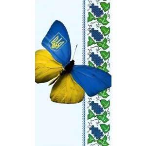 Чохол з Українською символікою на Айфон 14 Плюс (Метелик)