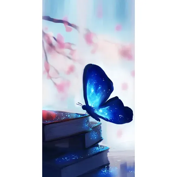 Чехол с рисунком «Бабочка синяя» для iPhone 14 Plus Чехол с рисунком «Бабочка синяя» для iPhone 14 Plus