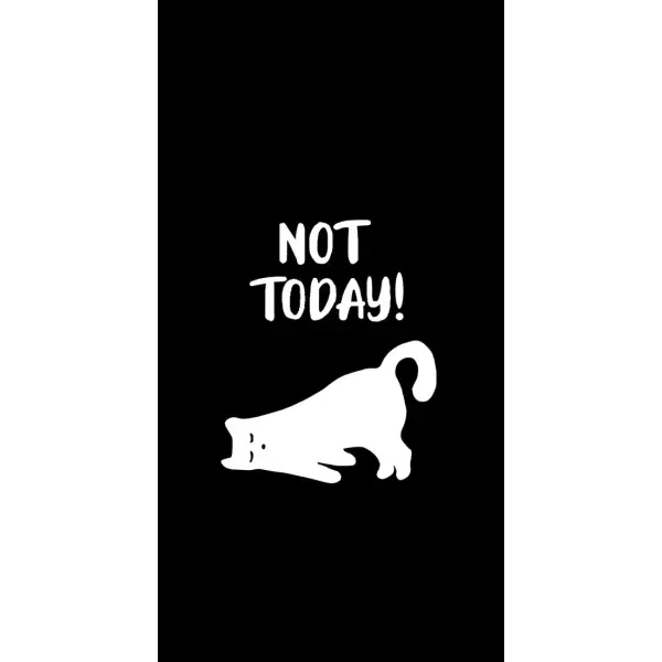 Чехол с рисунком «Not Today» для iPhone 14 Plus Чехол с рисунком «Not Today» для iPhone 14 Plus