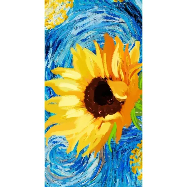 Чехол с рисунком «Подсолнух цветок» для iPhone 14 Plus