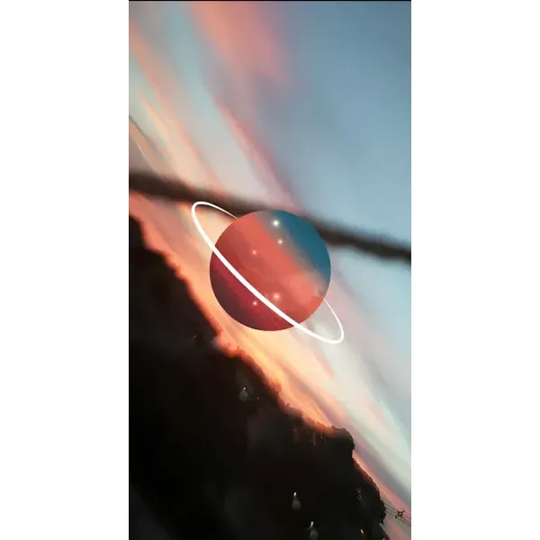 Чохол з малюнком «Сатурн» для iPhone 14 Plus Чохол з малюнком «Сатурн» для iPhone 14 Plus