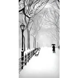 Чехлы на Новый Год iPhone 14 Plus (Снегом замело)