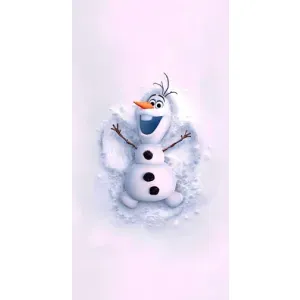 Чехол с зимним принтом для Айфон 14 Плюс (Снеговик Олов)