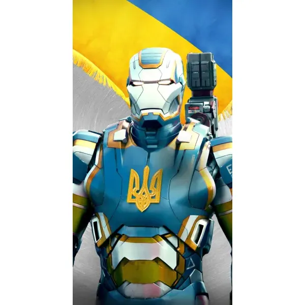 Чехол с рисунком «Украинский робокоп» для iPhone 14 Plus Чехол с рисунком «Украинский робокоп» для iPhone 14 Plus