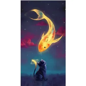 Чохол на тематику: Коти для iPhone 14 Plus (Зустріч)