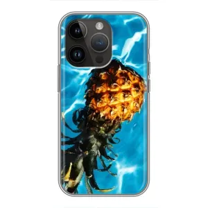 Чехол с изображением вкусной еды для iPhone 14 Pro Max (Ананас)