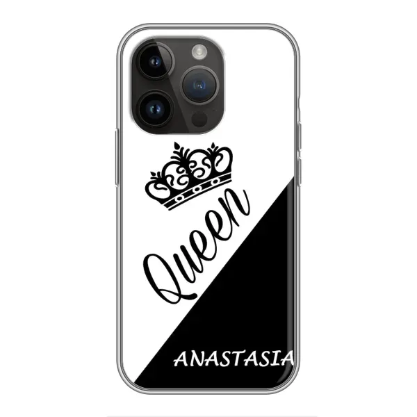 Чехол с рисунком «ANASTASIYA» для iPhone 14 Pro Max