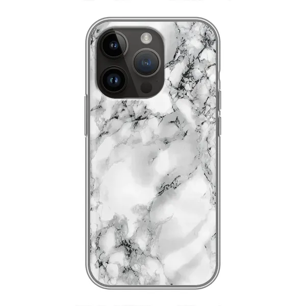 Чохол з малюнком «Білий мрамор» для iPhone 14 Pro Max Чохол з малюнком «Білий мрамор» для iPhone 14 Pro Max