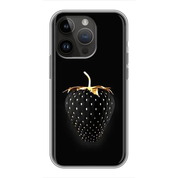 Чехол с рисунком «Чёрная клубника» для iPhone 14 Pro Max Чехол с рисунком «Чёрная клубника» для iPhone 14 Pro Max
