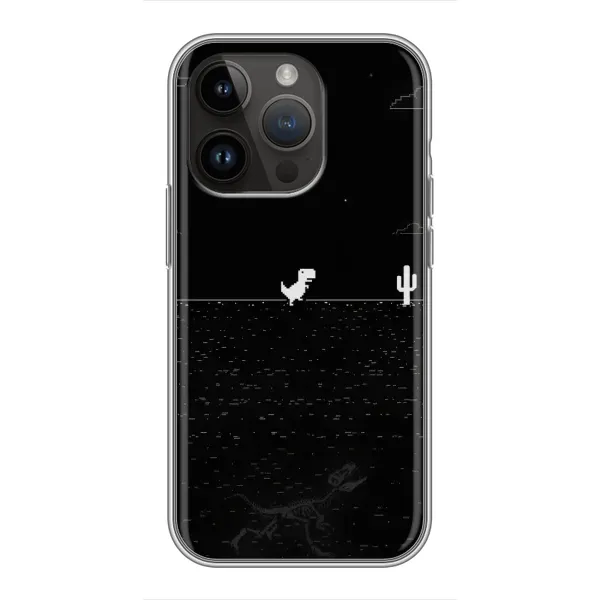 Чехол с рисунком «Динозаврик» для iPhone 14 Pro Max