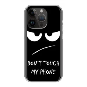 Чехол с прикольным текстом на iPhone 14 Pro Max (Dont)