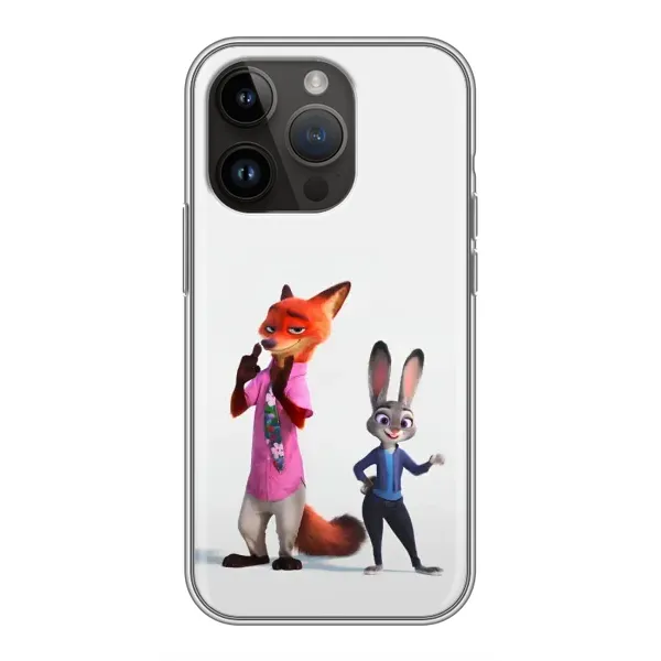 Чехол с рисунком «Джуди и Ник» для iPhone 14 Pro Max Чехол с рисунком «Джуди и Ник» для iPhone 14 Pro Max