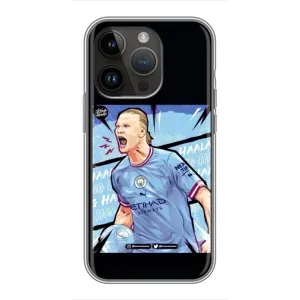 Чохли з принтом на iPhone 14 Pro Max Футболіст (гол Ерлінг Холанд)