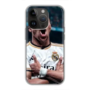 Чохол (TPU) з Футболістом на iPhone 14 Pro Max (Гол Мбаппе)