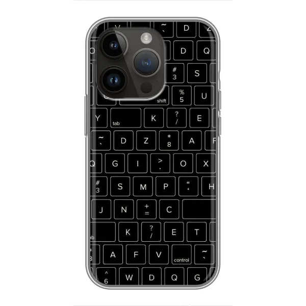 Чехол с рисунком «Клавиатура» для iPhone 14 Pro Max