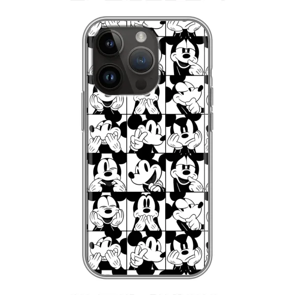 Чехол с рисунком «Коллаж Микки Маус» для iPhone 14 Pro Max Чехол с рисунком «Коллаж Микки Маус» для iPhone 14 Pro Max