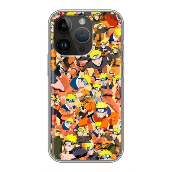 Чехол с рисунком «Коллаж Наруто» для iPhone 14 Pro Max Чехол с рисунком «Коллаж Наруто» для iPhone 14 Pro Max