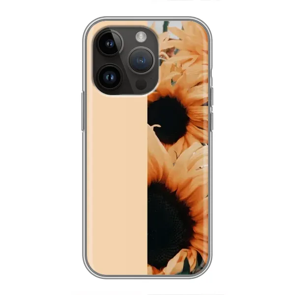 Чехол с рисунком «Красивые подсолнухи» для iPhone 14 Pro Max Чехол с рисунком «Красивые подсолнухи» для iPhone 14 Pro Max