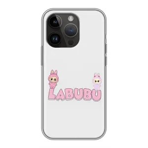 Чохол з принтом Лабубу для iPhone 14 Pro Max (Логотип Лабубу)