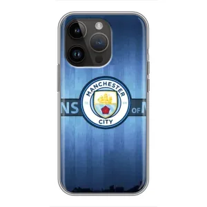 Силиконовые Чехлы принт Футбол на iPhone 14 Pro Max (ManCity)