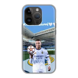 Чохол (TPU) з Футболістом на iPhone 14 Pro Max (Mbappe Real)