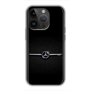 Силиконовый бампер с картинкой машины на iPhone 14 Pro Max (Mercedes)