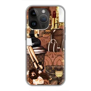 Чехол Стиль Louis Vuitton на iPhone 14 Pro Max (Мода Луи Виттон)