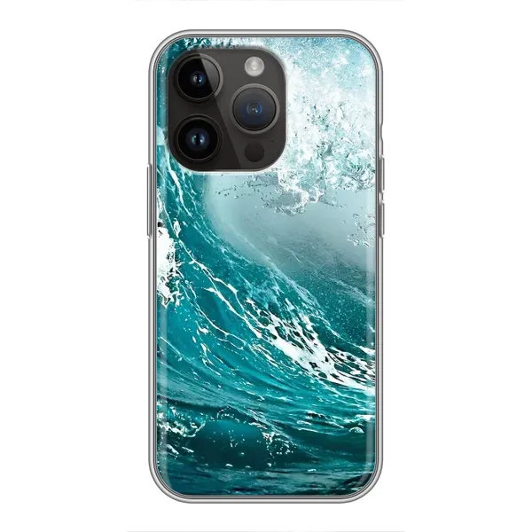 Чехол с рисунком «Морская волна» для iPhone 14 Pro Max Чехол с рисунком «Морская волна» для iPhone 14 Pro Max