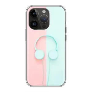 Чехол с рисунком «Наушники» для iPhone 14 Pro Max
