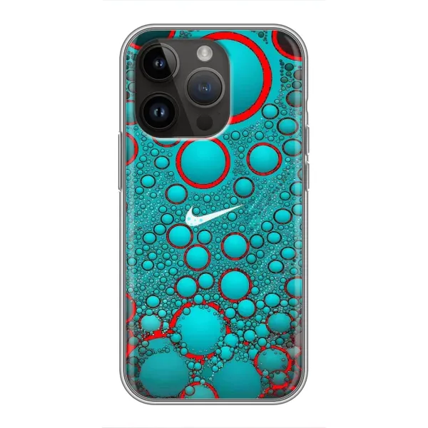 Чехол с рисунком «Найк зеленый» для iPhone 14 Pro Max
