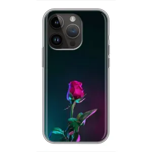 Чехлы с принтом Розочки для iPhone 14 Pro Max (Ночная роза)