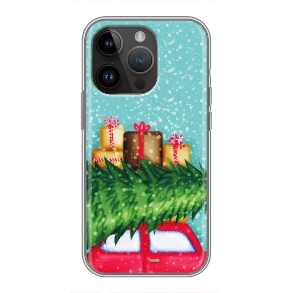 Чехол с рисунком «Новогодние подарки» для iPhone 14 Pro Max Чехол с рисунком «Новогодние подарки» для iPhone 14 Pro Max