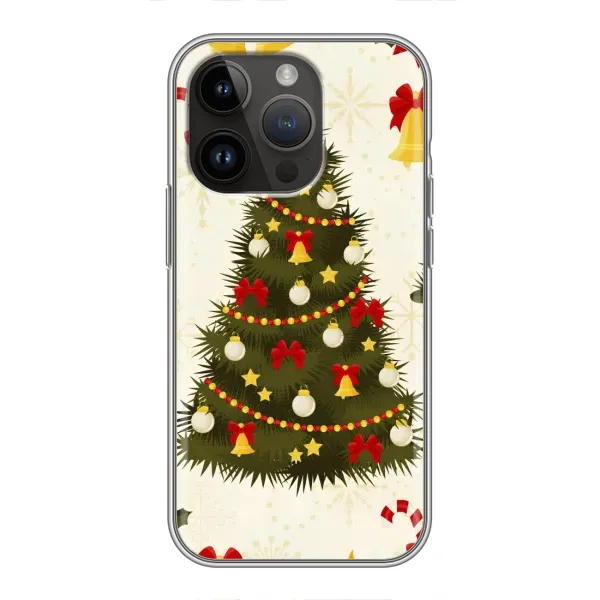 Чехол с рисунком «Новогодний принт» для iPhone 14 Pro Max Чехол с рисунком «Новогодний принт» для iPhone 14 Pro Max